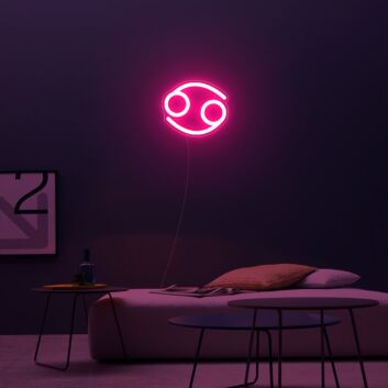 Krebs Sternzeichen Symbol LED-Neonschild Wohnzimmer Schlafzimmer