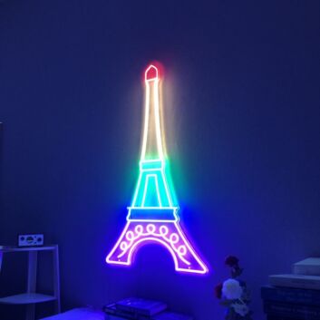 Eiffelturm LED-Neonschild für Wohnzimmer Schlafzimmer