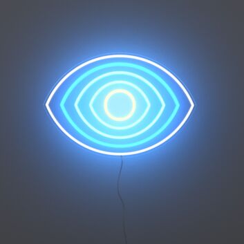 Auge LED Neon Schild Wanddekoration