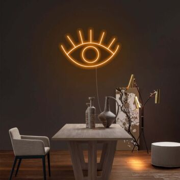 Auge Symbol LED-Neonschild Wohnzimmer Arbeitszimmer
