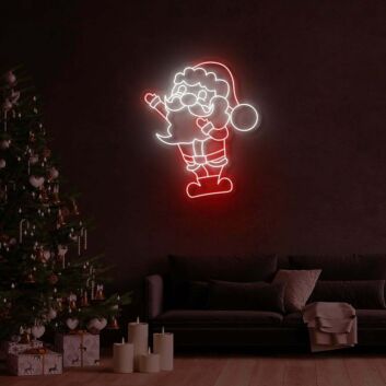 Weihnachtsmann LED-Neonschild Wohnzimmer Weihnachtsdekoration