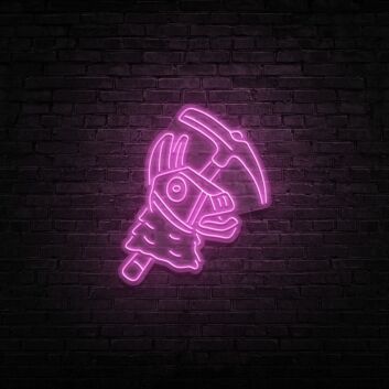 Hand mit Spitzhacke LED-Neonschild Gamingzimmer Wohnzimmer