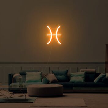 Fische Sternzeichen Symbol LED-Neonschild Wohnzimmer Schlafzimmer