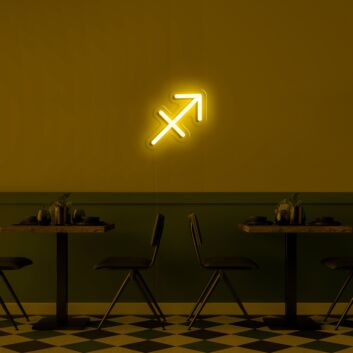 Schütze Sternzeichen Symbol LED-Neonschild für Wohnzimmer Bar