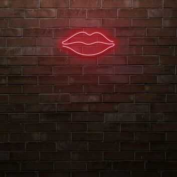 Lippenkontur LED-Neonschild für Bar und Wohnzimmer