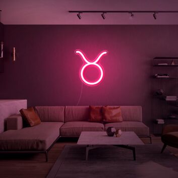 Stier Sternzeichen Symbol LED-Neonschild Wohnzimmer Dekoration