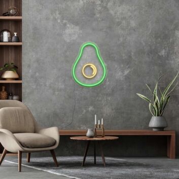 Avocado LED-Neonschild für Küche oder Café