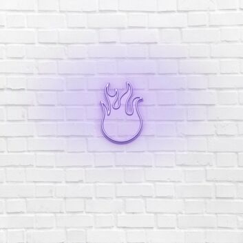 Flamme Symbol LED-Neonschild für Bar und Restaurant