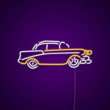 Oldtimer Auto LED-Neonschild Garage Bar