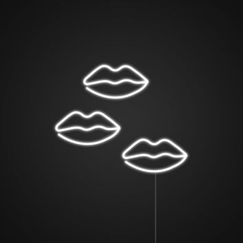 Lippen Symbol LED-Neonschild für Bar Club