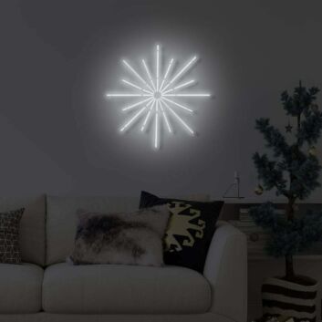 Stern LED-Neonschild Wohnzimmer Weihnachten