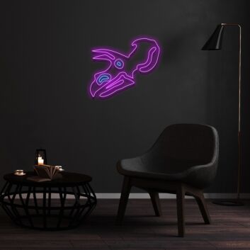 Tintenfischkopf LED-Neonschild Bar Restaurant