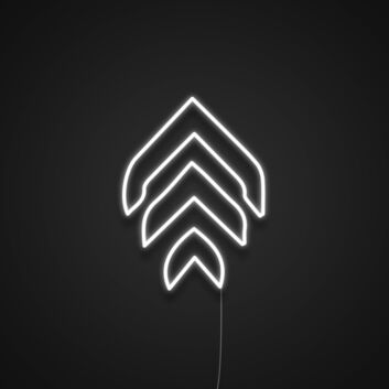 Pfeil nach oben Symbol LED-Neonschild Wohnzimmer Büro