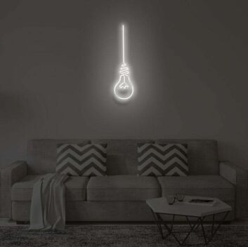 Glühbirne LED-Neonschild Wohnzimmer Büro
