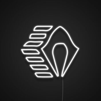 Füllfederhalter Spitze Symbol LED-Neonschild für Büro Schreibwarenladen