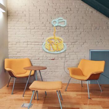 Pfannkuchen mit Sirup LED-Neonschild für Café oder Restaurant