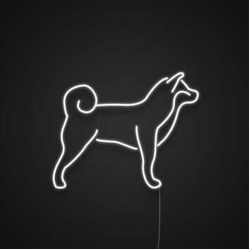 Hund Silhouette LED-Neonschild Wohnzimmer Haustierladen