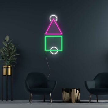 Haus Symbol LED-Neonschild Wohnzimmer Kinderzimmer
