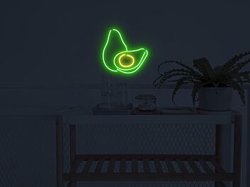 Avocado Früchte LED Neon Schild