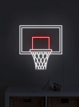 Basketballkorb LED-Neonschild für Wohnzimmer und Kinderzimmer