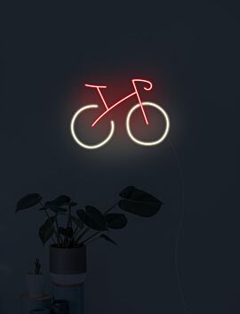 Fahrrad LED-Neonschild für Wohnzimmer und Cafe