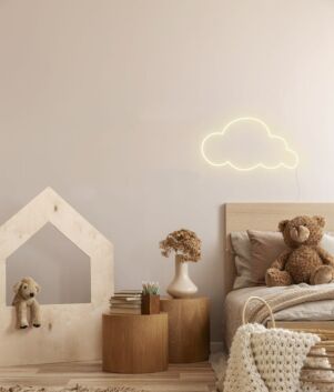 Wolke LED-Neonschild für Kinderzimmer Schlafzimmer