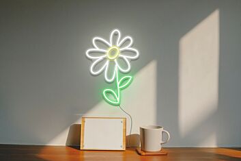 Gänseblümchen LED-Neonschild Wohnzimmer Schlafzimmer