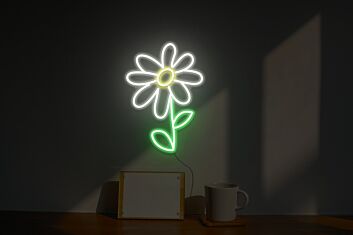 Gänseblümchen LED-Neonschild Wohnzimmer Schlafzimmer