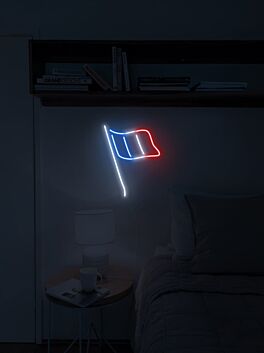 Französische Flagge LED-Neonschild Wohnzimmer Schlafzimmer