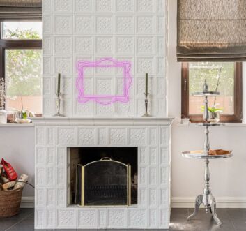 Bilderrahmen LED-Neonschild Wohnzimmer Dekoration