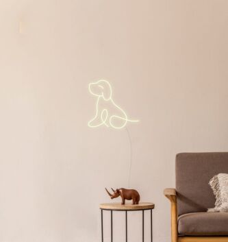 Hund Silhouette LED-Neonschild Wohnzimmer Kinderzimmer