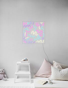 Abstraktes Neonmuster LED-Neonschild Wohnzimmer Schlafzimmer