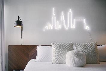 Stadt Skyline LED-Neonschild für Wohnzimmer Schlafzimmer