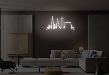 Stadt Skyline LED-Neonschild für Wohnzimmer Schlafzimmer