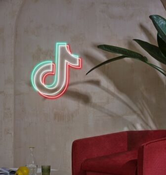 Musiknote Symbol LED-Neonschild für Wohnzimmer und Gamingzimmer