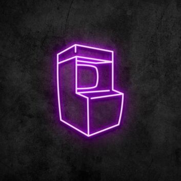 Arcade-Spielautomat LED-Neonschild für Gamingzimmer und Spielhalle