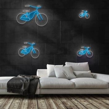 Fahrrad LED-Neonschild für Wohnzimmer und Garage