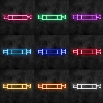 Bonbon mit Verpackung LED-Neonschild für Süßwarenladen