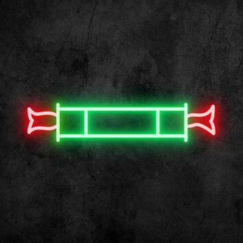 Nezukos Bambusmotiv aus Demon Slayer LED-Neonschild