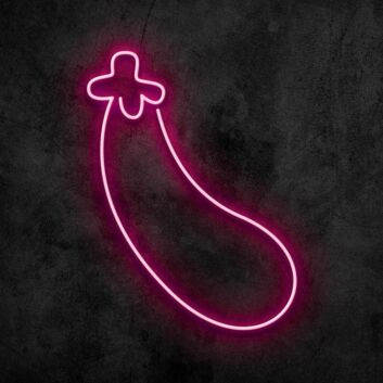 Aubergine LED-Neonschild Küche Restaurant