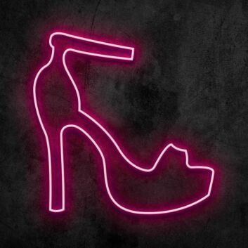 High Heel Schuh LED-Neonschild für Boutique Schaufenster