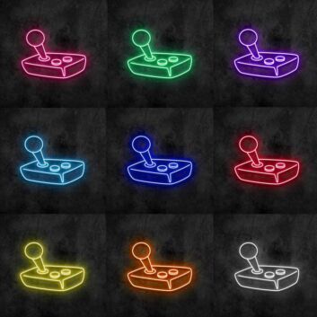Arcade Joystick LED-Neonschild für Gamingzimmer