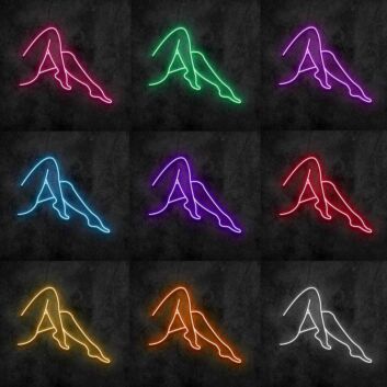 Beine einer Frau LED-Neonschild für Bar Club