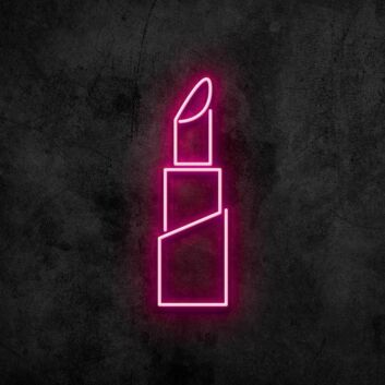 Lippenstift LED-Neonschild für Kosmetikstudio oder Schaufenster