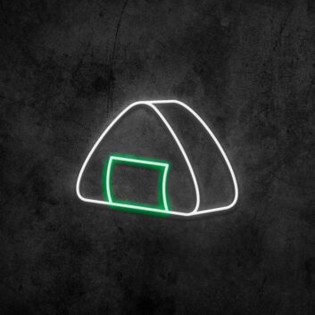 Onigiri LED-Neonschild für Restaurant und Küche