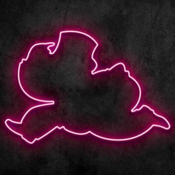 fliegender Engel LED-Neonschild Wohnzimmer Bar