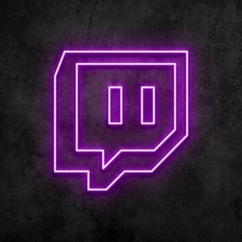 Sprechblase Symbol mit Augen LED-Neonschild für Gaming Zimmer