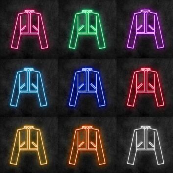 Jacke LED-Neonschild für Modegeschäft Boutique