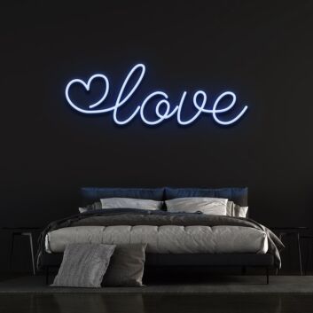 LOVE LED Neonschild für Schlafzimmer oder Wohnraum