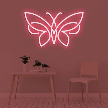 Schmetterling LED-Neonschild Wohnzimmer Schlafzimmer